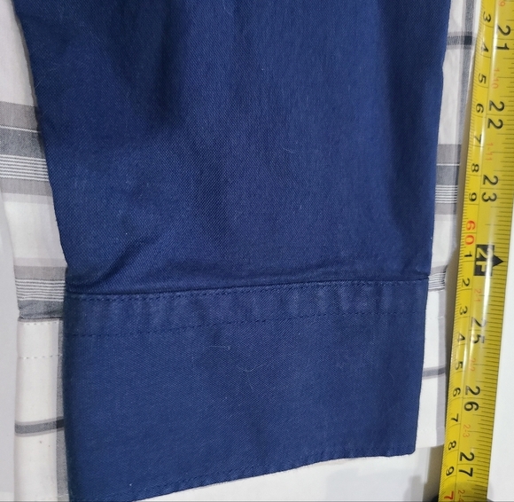 Express Lot Of 2 Men's Blue and Plaid Shirts Sz.L 16-16,5 - Picture 7 of 8